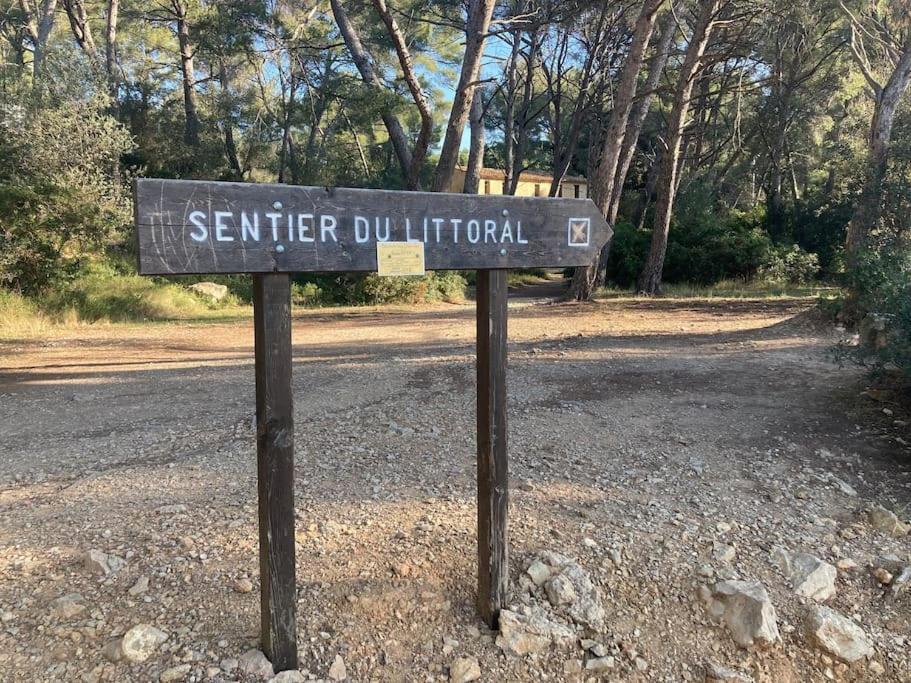 Bandol Roc Beach Vue Mer Grand T3 Face A La Plage Avec Parking Εξωτερικό φωτογραφία